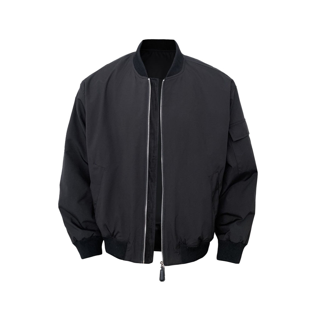 Herren Vintage Bomberjacke mit Reißverschluss Drune