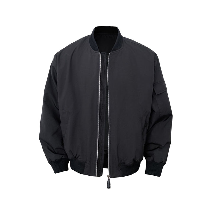 Herren Vintage Bomberjacke mit Reißverschluss Drune