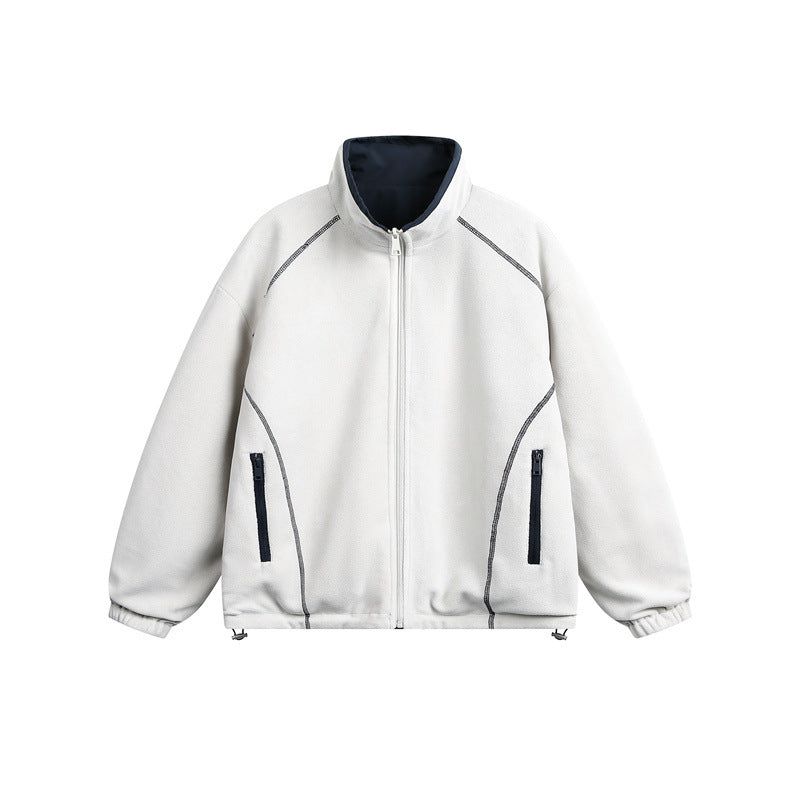 Unisex Leichte Softshelljacke mit wärmendem Fleeceinnenfutter, Stehkragen und Kordelzug Drune