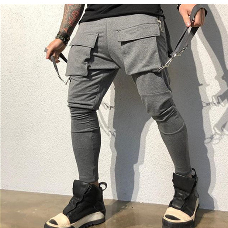 Herren Cargo-Hose mit verstellbaren Trägern Drune