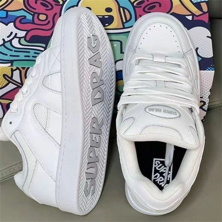 Damen Lifestyle Sneakers mit atmungsaktiver Mesh-Struktur und rutschfester Sohle Drune