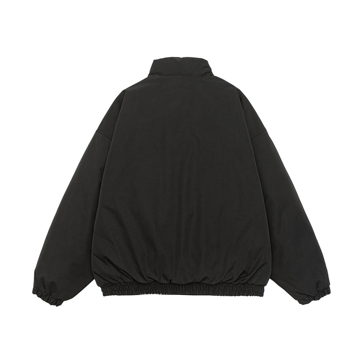 Herren Gekürzte Boxy Steppjacke mit hohem Stehkragen, elastischem Saum und Pattentaschen Drune