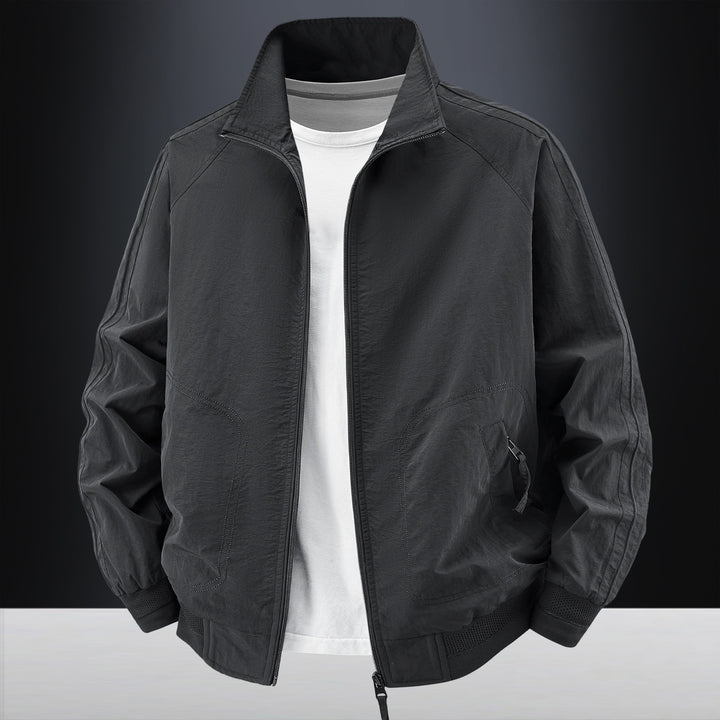 Herren Freizeitjacke mit hohem Kragen Drune