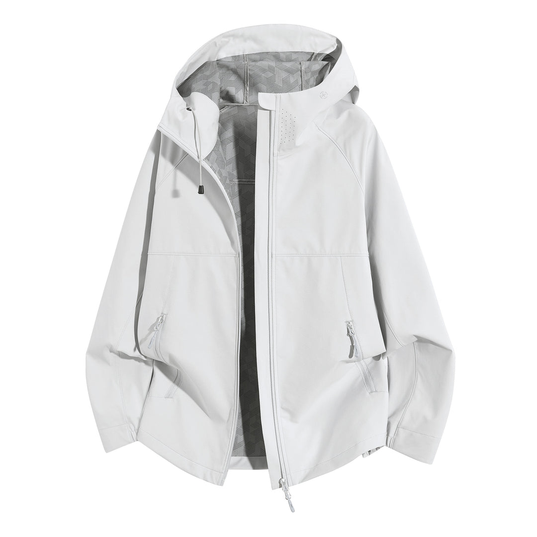 Damen Wetterfeste Kapuzenjacke mit belüftetem Kragen Drune
