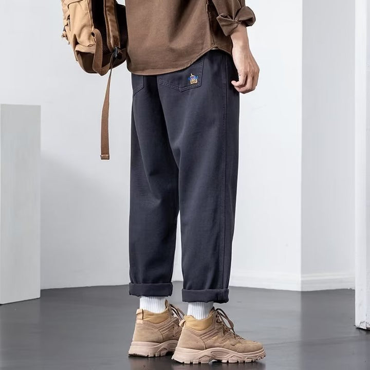 Herren Lockere Chino-Hose Drune
