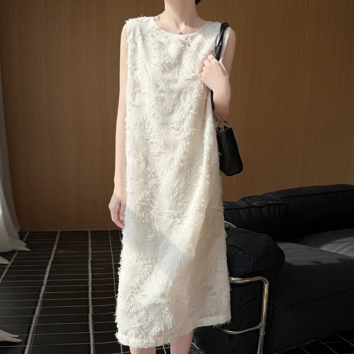 Damen Maxikleid aus luxuriösem, floralem Design Drune