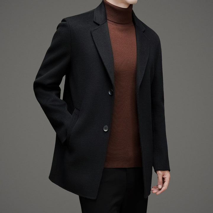 Herren Chic Eleganter Wollmantel Drune