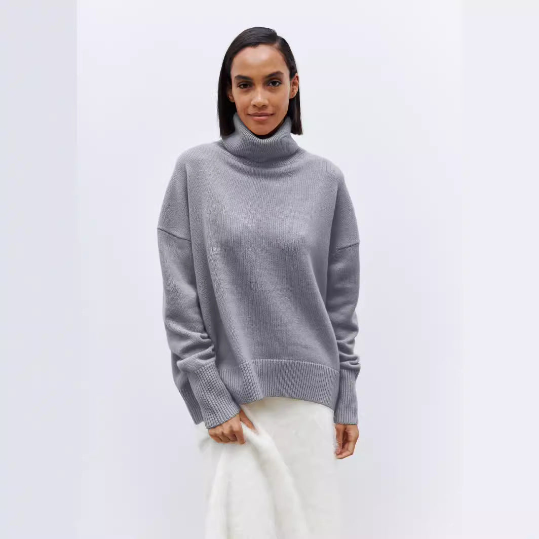 Damen Turtleneck-Pullover Drune