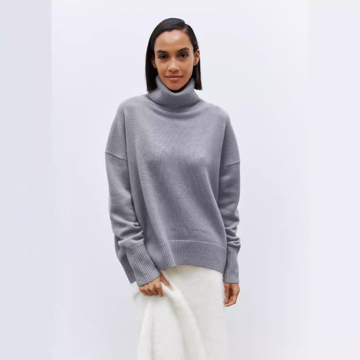 Damen Turtleneck-Pullover Drune