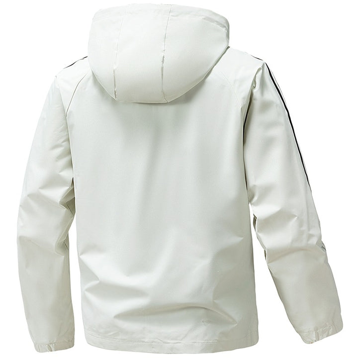 Herren Leichte Funktionsjacke mit verstellbarer Kapuze Drune