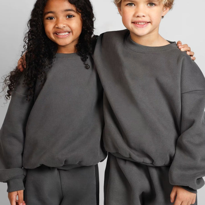 Damen lässiger Sweatshirt mit weitem Schnitt Drune