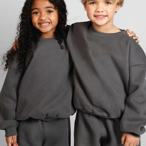 Damen lässiger Sweatshirt mit weitem Schnitt Drune