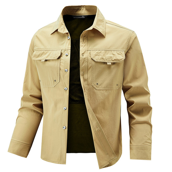 Herren Praktische Outdoor-Hemdjacke Drune