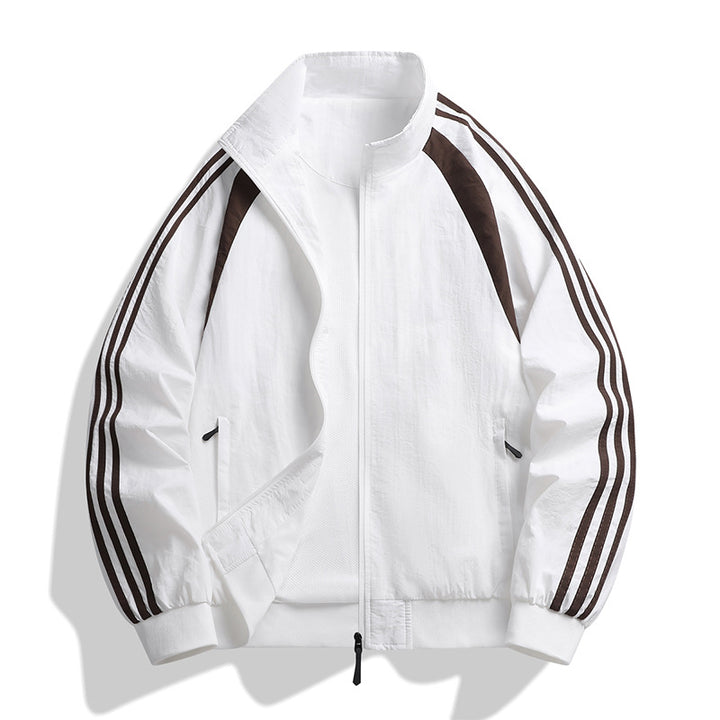 Herren Sportliche Windbreaker Jacke