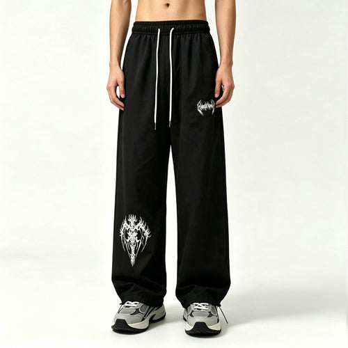 Herren Sportliche Freizeithose mit grafischem Druck Drune