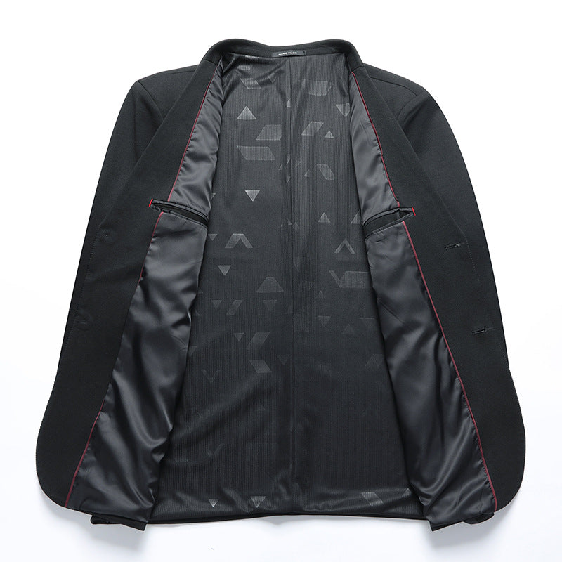 Herren Slim-Fit Sakko mit aufgesetzten Taschen und minimalistischem Revers Drune