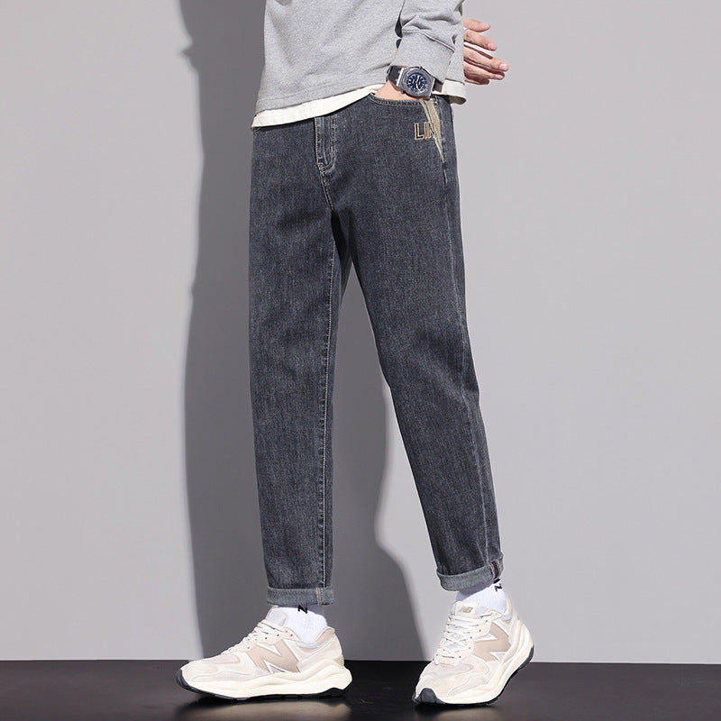 Herren Bequeme und modische Relaxed Fit Jeans Drune