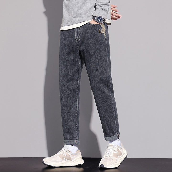 Herren Bequeme und modische Relaxed Fit Jeans Drune