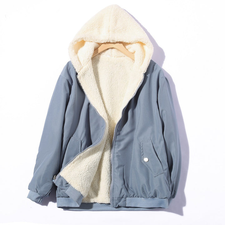 Damen Kuschelige Fleece-Jacke Drune