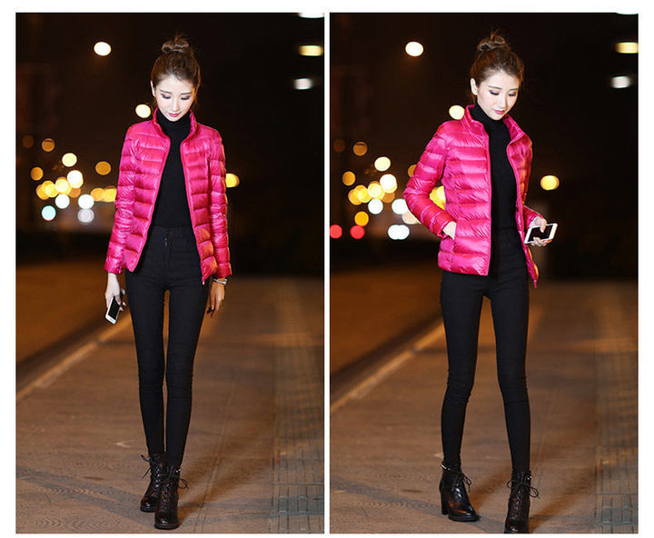 Damen Leichte und warme Steppjacke Drune