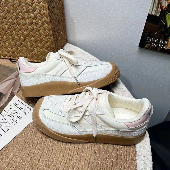 Damen Komfortable Sneaker mit atmungsaktiver Oberflächenstruktur und dämpfender Sohle Drune