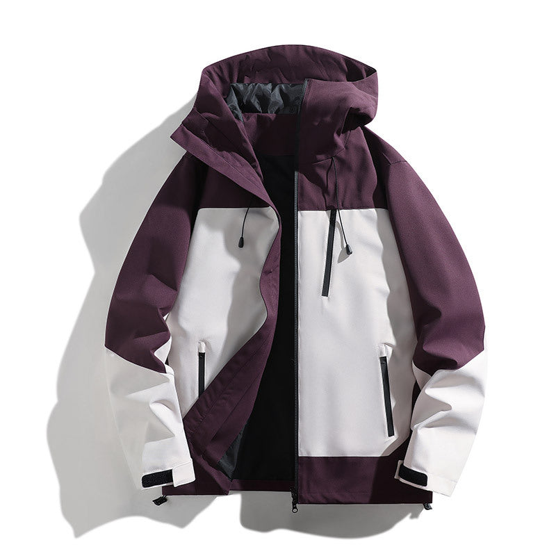 Damen technische Allwetterjacke mit vielseitigem Kapuzendesign und verstellbaren Belüftungsöffnungen Drune