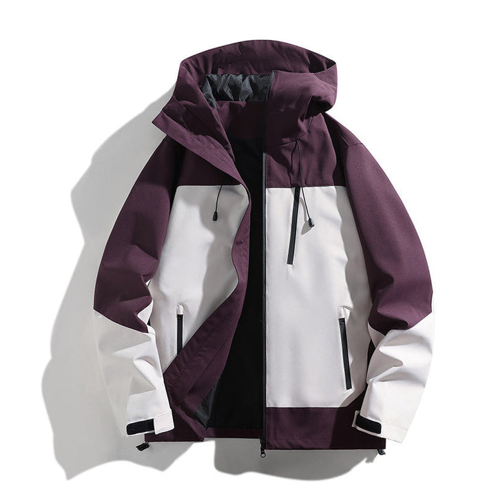 Damen technische Allwetterjacke mit vielseitigem Kapuzendesign und verstellbaren Belüftungsöffnungen Drune