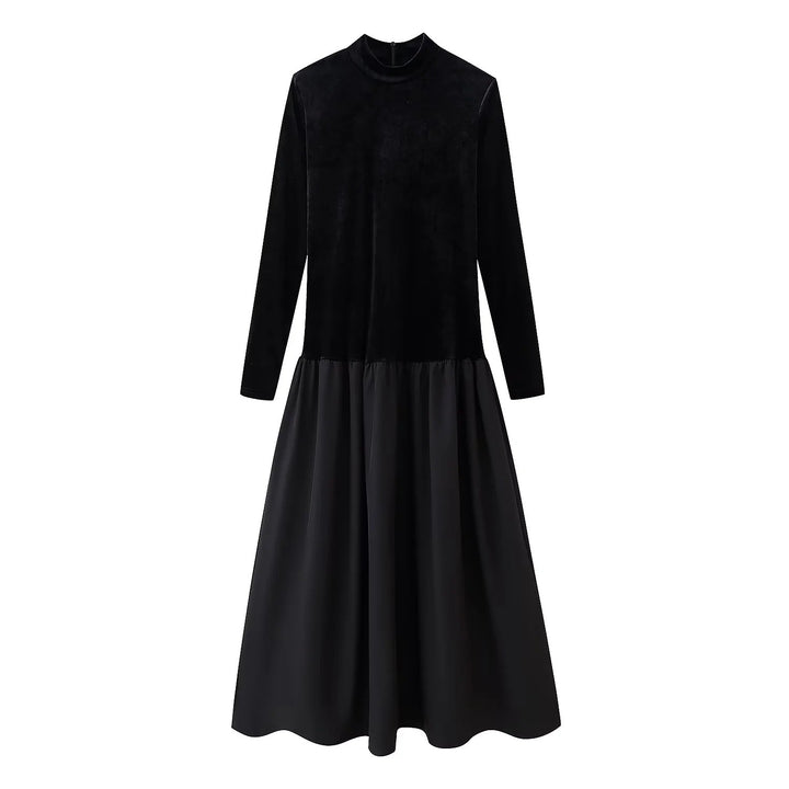 Damen Eleganter Maxirock mit voluminösem Schnitt und luxuriösem Satin-Finish Drune