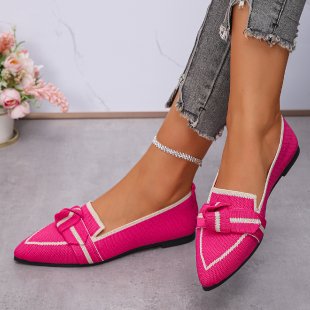 Damen elegante Slipper mit modischem Schleifen-Detail Drune