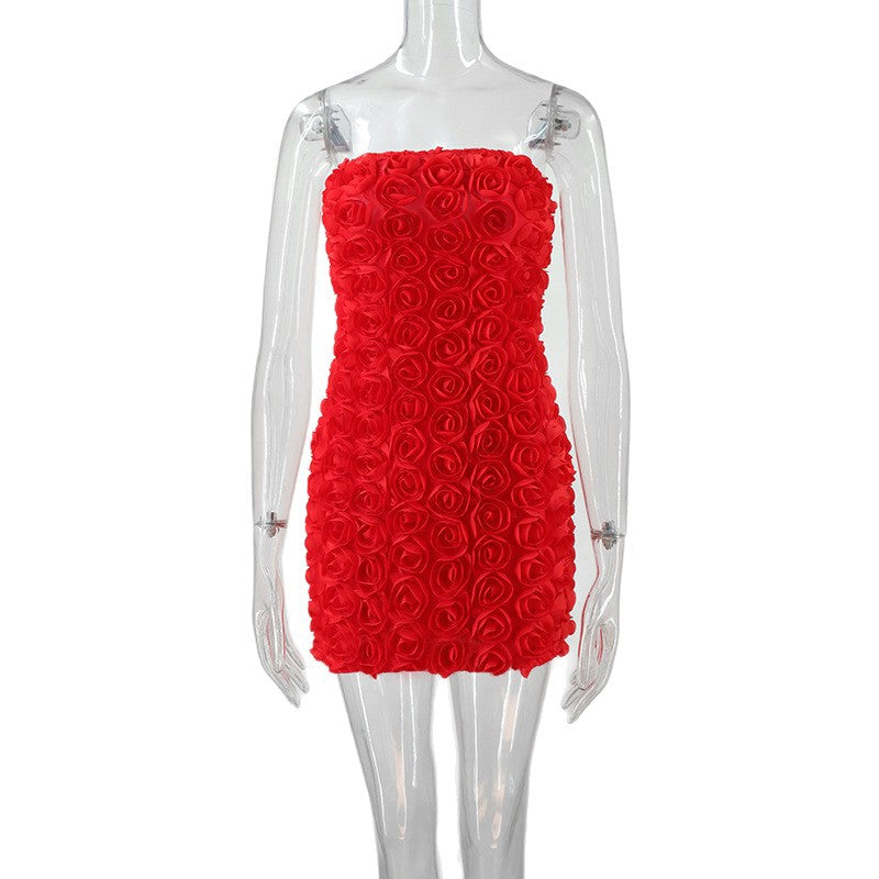 Damen Blumenkleid Drune