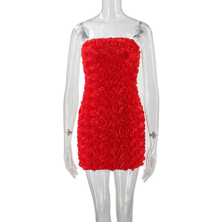 Damen Blumenkleid Drune