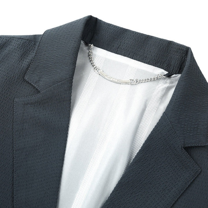 Herren Eleganter Freizeitsakko mit atmungsaktiver Struktur und modernem Schnitt Drune