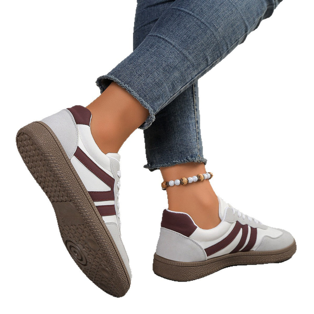 Damen Sportliche Sneakers mit retro-inspiriertem Design und bequemer Sohle Drune