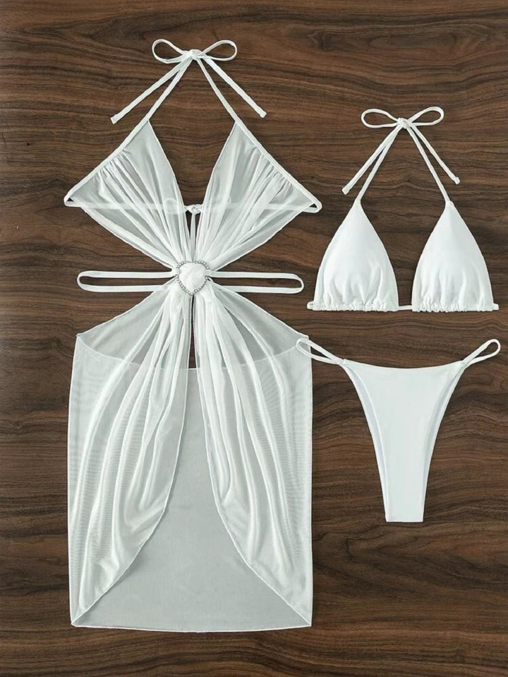 Damen Badeanzug mit eleganter Schnittführung Drune