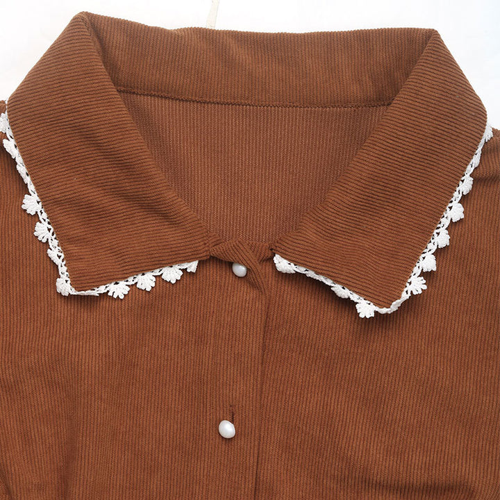 Damen Midi-Kleid mit Schärpe und seitlichem Schlitz Drune