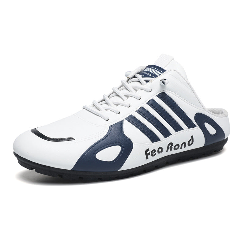 Herren Slip-on Sneaker-Mule mit Schnürung und profilierter Gummisohle Drune