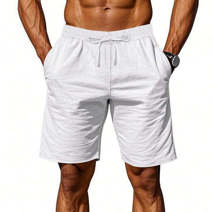 Herren nan lässige Baumwollmix Freizeitshorts mit elastischem Bund und Seitentaschen Drune