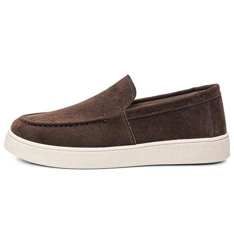 Herren Bequeme Wildleder Slipper Drune