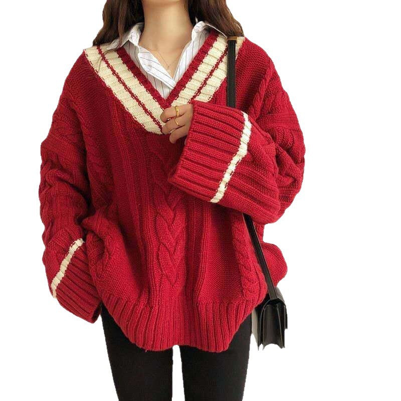 Damen Strickpullover im lässigen Oversized-Stil Drune