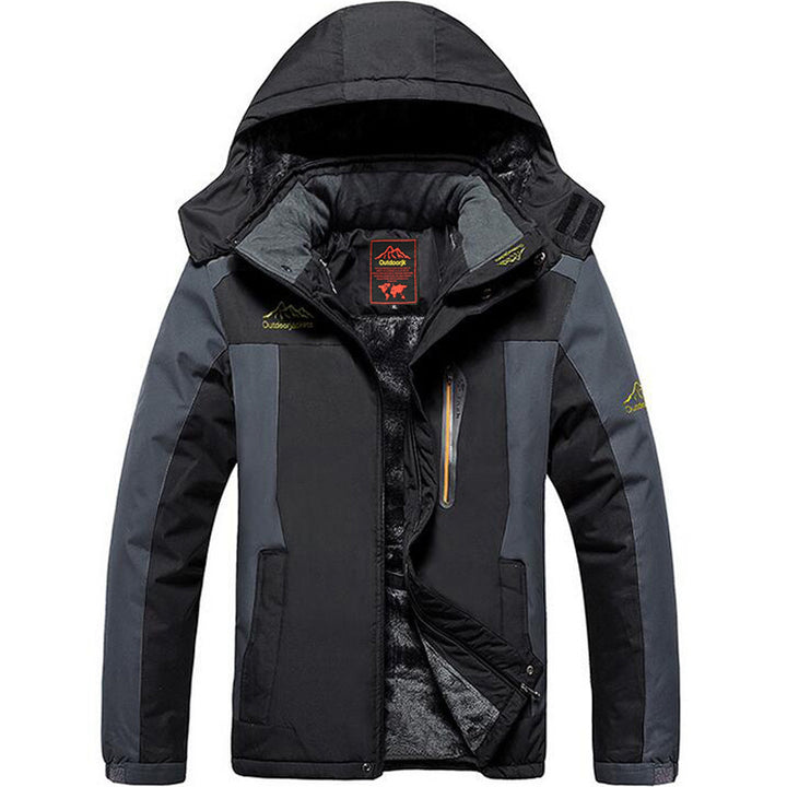Herren Technische Outdoorjacke mit hochfunktionalem Kapuzendesign Drune