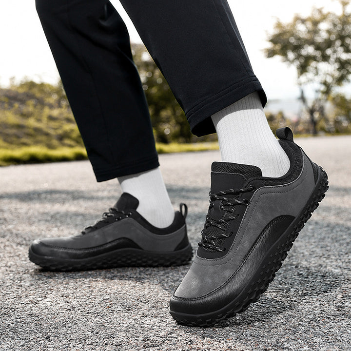 Herren nan robuster Stadttrekkingschuh mit gummierter Stoßkappe und griffiger Multiterrain-Laufsohle Drune