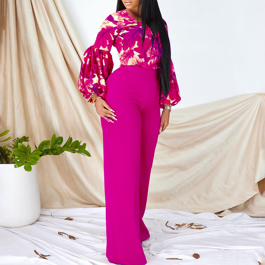 Damen Modischer Jumpsuit mit aufregendem Ärmeldesign Drune