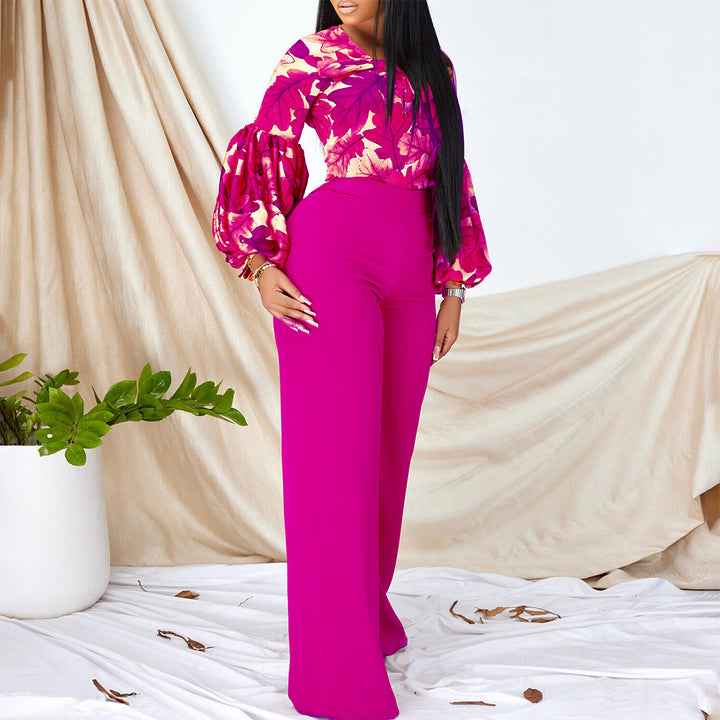 Damen Modischer Jumpsuit mit aufregendem Ärmeldesign Drune
