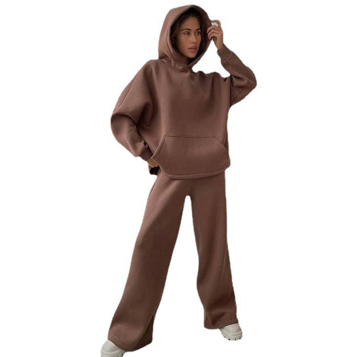 Damen lässiger Hoodie- und Jogginghosen-Look Drune