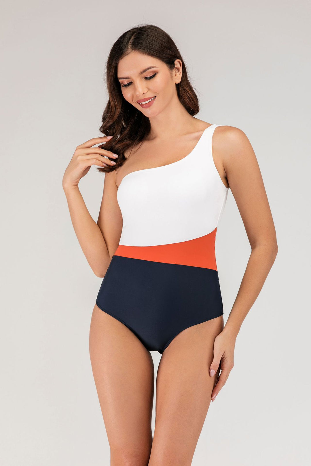 Damen Sportlicher Einteiler-Badeanzug mit hochwertigem Material Drune