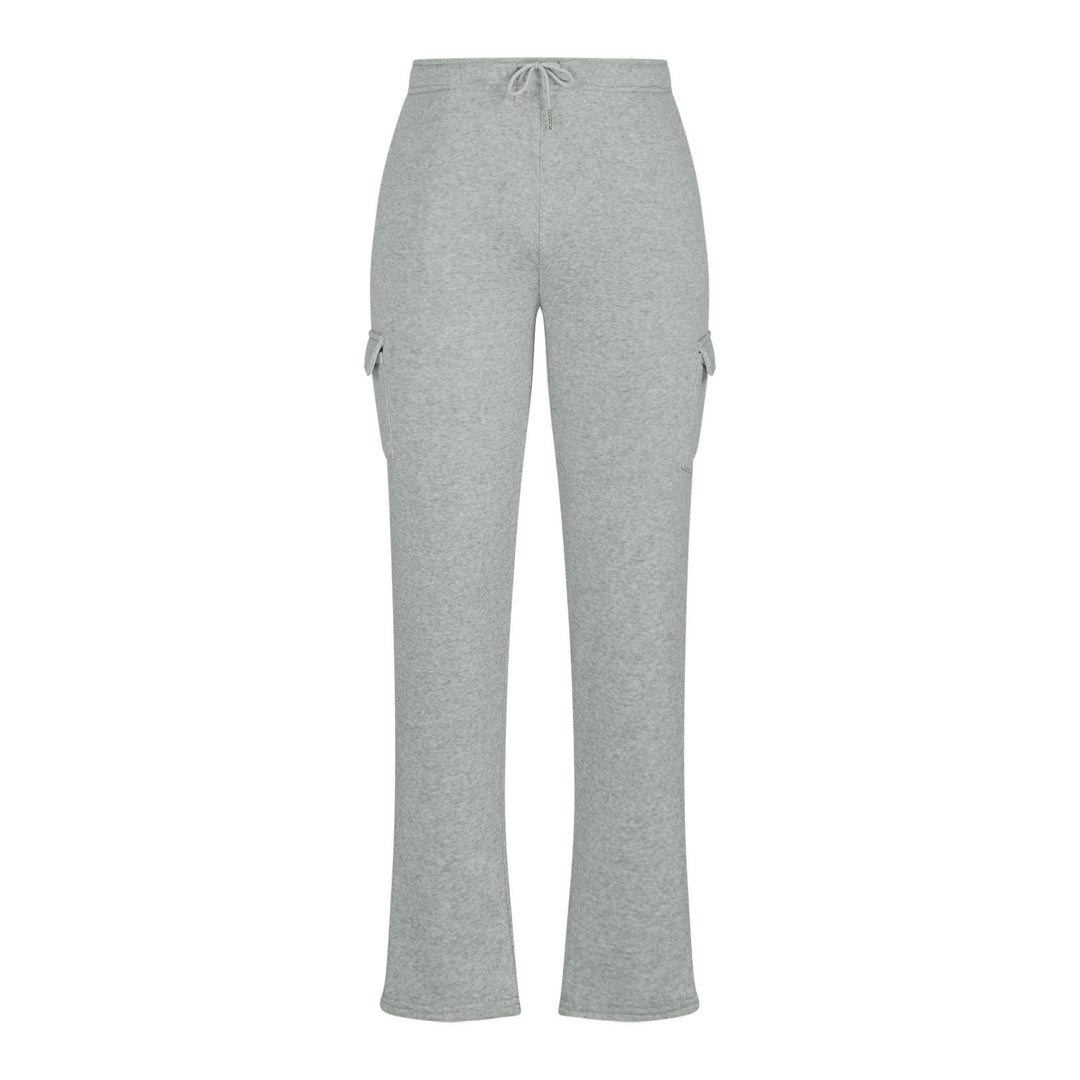 Damen nan weiche Cargo-Jogginghose mit Kordelzug und Seitentaschen Drune