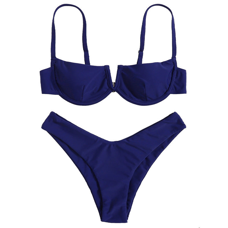 Damen Push-Up Bikini mit elegantem Bügeldesign Drune