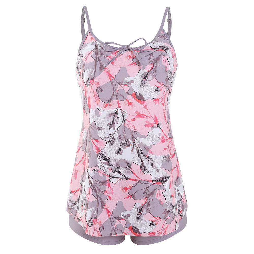 Damen lässiger Strandtop mit Shorts Drune