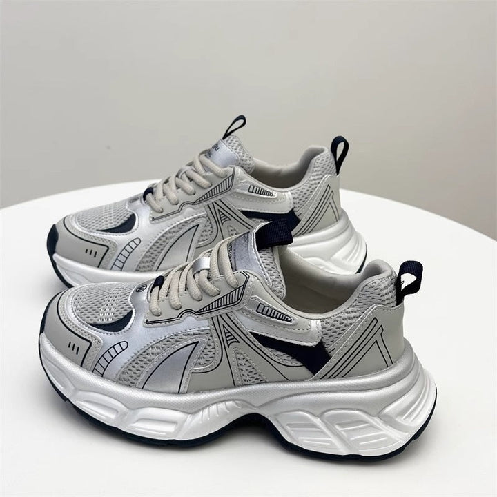 Damen Sportliche Laufsneaker mit atmungsaktiver Mesh-Technologie und dämpfendem Sohlenprofil Drune