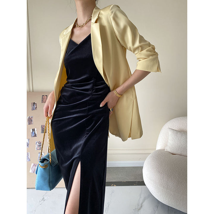 Damen Eleganter Blazer mit modernem Schnitt Drune
